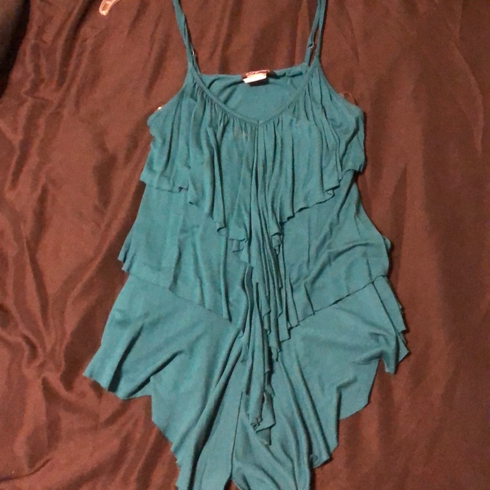 Fringe layered blouse